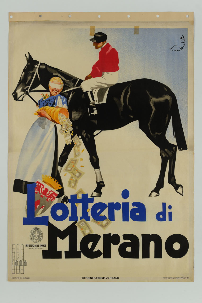 Lotteria di Merano, manifesto